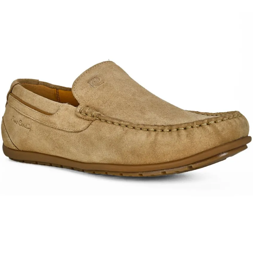 Mocassins, Chaussures Bateaux|PIERRE CARDIN Mocassins Homme Beige