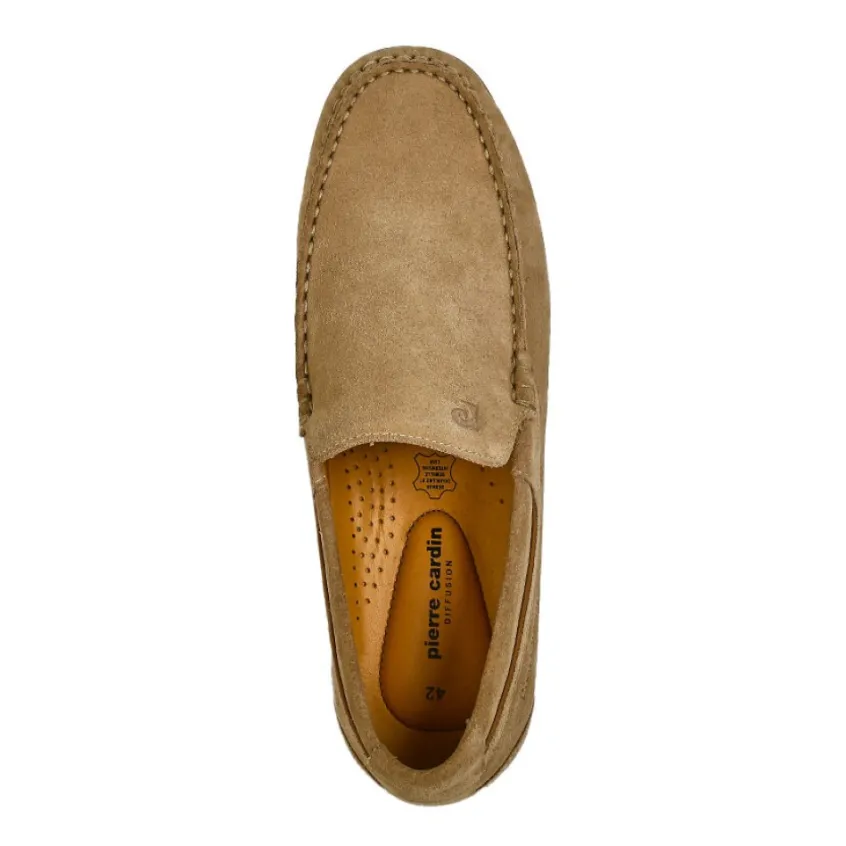 Mocassins, Chaussures Bateaux|PIERRE CARDIN Mocassins Homme Beige