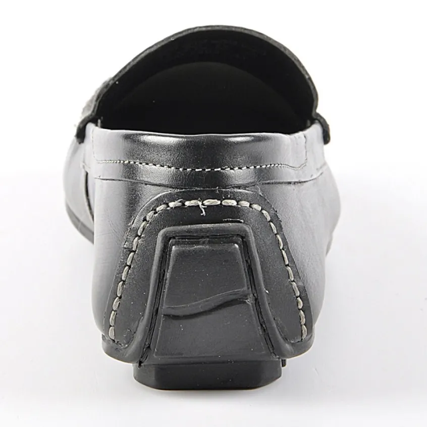 Mocassins, Chaussures Bateaux|PERFECTA Mocassins Semelles Souples Noir