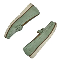 Mocassins|VICE VERSA Mocassins Souples Femme Vert Sauge