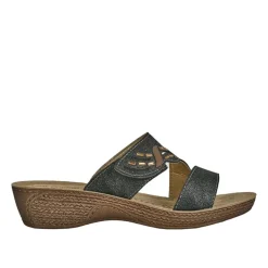 Chaussures Confort|LADY CONFORT Mules A Talons Avec Strass Noir