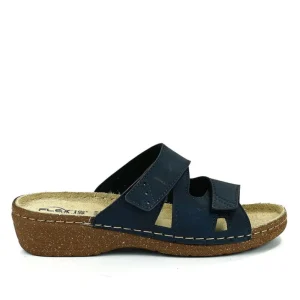 Chaussures Confort|FLEX'IS Mules A Talons Femme Bleu