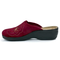 Chaussons|INBLU Mules A Talons Femme Bordeaux