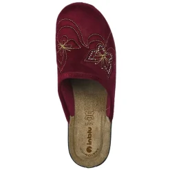 Chaussons|INBLU Mules A Talons Femme Bordeaux