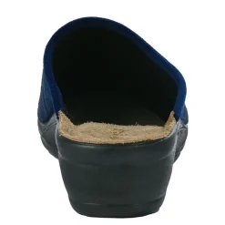 Chaussons|INBLU Mules A Talons Femme Bleu Marine