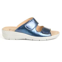 Chaussures Confort|SCHOLL Mules Compensees Femme Confort Bleu Marine