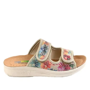 Chaussures Confort|ECO BIO SANITAL Mules Compensees Femme Eco Bio Memorisy Beige