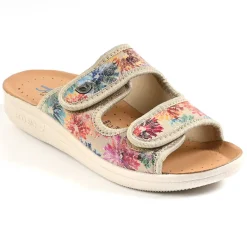 Chaussures Confort|ECO BIO SANITAL Mules Compensees Femme Eco Bio Memorisy Beige