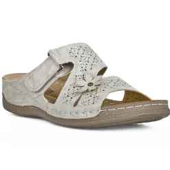 Chaussures Confort|LADY CONFORT Mules Femme Gris