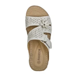 Chaussures Confort|LADY CONFORT Mules Femme Gris