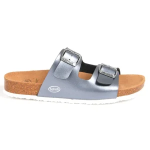 Chaussures Confort|SCHOLL Mules Femme Semelles Anatomiques Gris