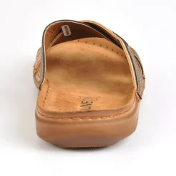 Mules, Tongs|SEALINE Mules Homme Bi-Matieres Cuir Marron