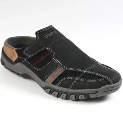 Mules, Tongs|STREET LIFE Mules Homme Noir