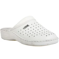 Chaussures Confort|FLEX'IS Mules Sabots Femme Blanc