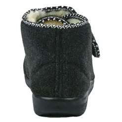 Chaussons|ORTOMED Pantoufle Femme Confort Ultra-Leger Noir