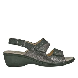 Chaussures Confort|LADY CONFORT Sandales A Talons Noir