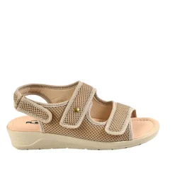 Chaussures Confort|FLEX'IS Sandales Compensees Femme Flexi's Beige