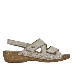 Chaussures Confort|LADY CONFORT Sandales Compensees Femme Cuir Beige