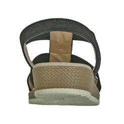 Chaussures Confort|SCALINA Sandales Compensees Noir