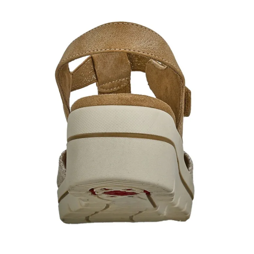 Chaussures Confort|RELIFE Sandales Compensees Semelles Interieures Amovibles Camel