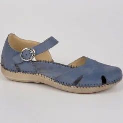 Chaussures Confort|LADY CONFORT Sandales Confort Femme Bleu