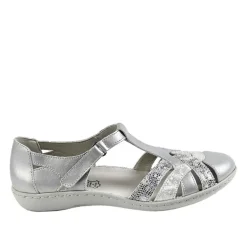 Chaussures Confort|LADY CONFORT Sandales Femme Argente