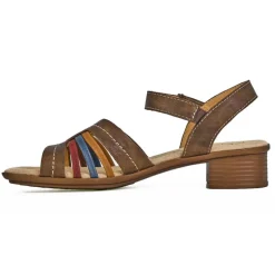 Chaussures Confort|SCALINA Sandales Femme Marron