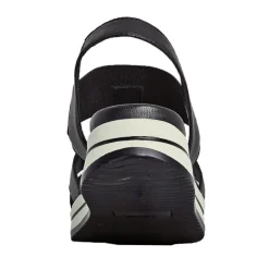 Chaussures Confort|SCALINA Sandales Plateforme Femme Cuir Noir