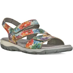 Chaussures Confort|LADY CONFORT Sandales Plates Femme Multicolore