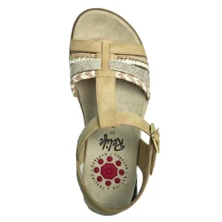 Chaussures Confort|RELIFE Sandales Plates Femme Beige