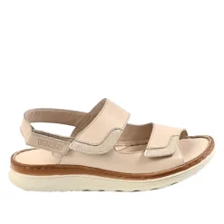 Chaussures Confort|VENUS Sandales Plates Femme Beige