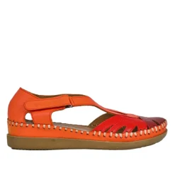 Chaussures Confort|VENUS Sandales Plates Bordeaux