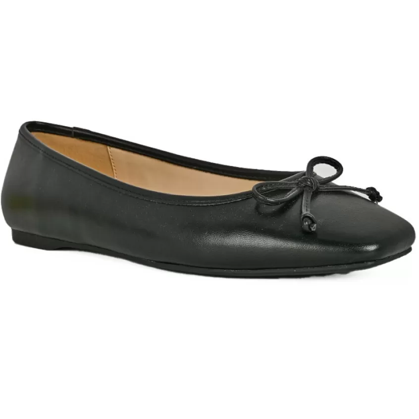 Ballerines | VICE VERSA Ballerines A Noeud Femme Noir Bout Carre