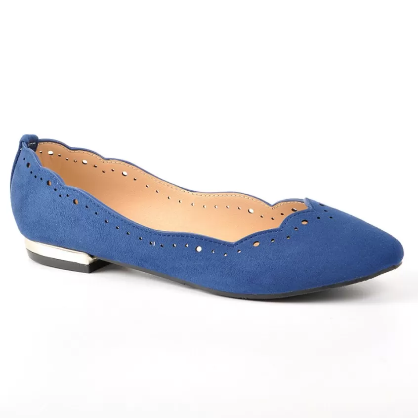 Ballerines | VICE VERSA Ballerines Ajourees Femme Bleu Marine