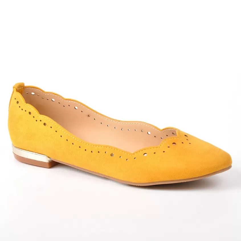 Ballerines | VICE VERSA Ballerines Ajourees Femme Jaune