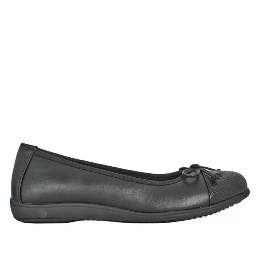 Chaussures Confort | SCALINA Ballerines Confort Femme Noir A Noeud