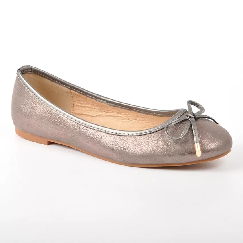 Ballerines | VICE VERSA Ballerines Femme Bronze Avec Noeud