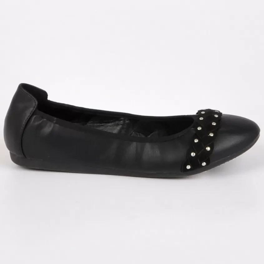 Ballerines | VICE VERSA Ballerines Femme Noir Avec Laniere