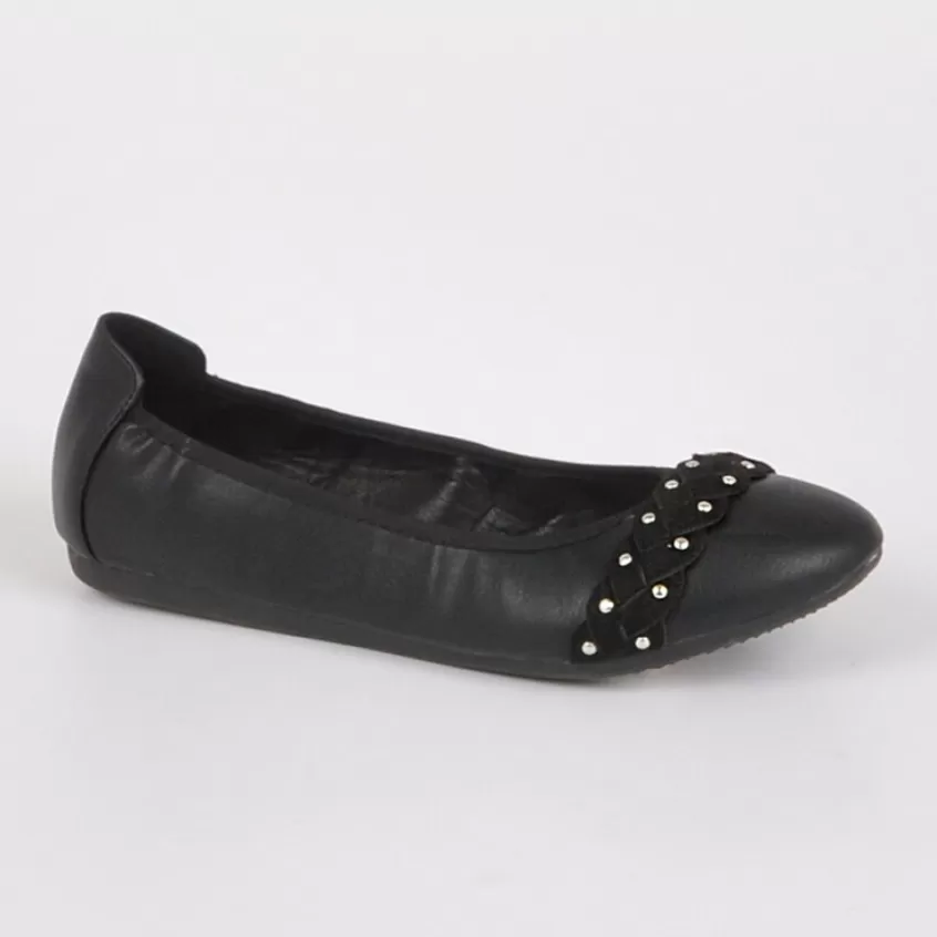 Ballerines | VICE VERSA Ballerines Femme Noir Avec Laniere