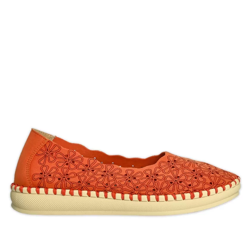 Chaussures Confort | SCALINA Ballerines Femme Orange