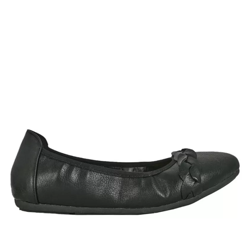 Ballerines | VICE VERSA Ballerines Souples Femme Noir A Tresse