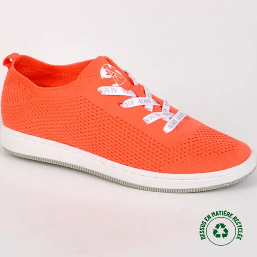 Baskets, Sneakers | ALMA PLANETE Baskets Eco-Responsable Femme Orange Alma