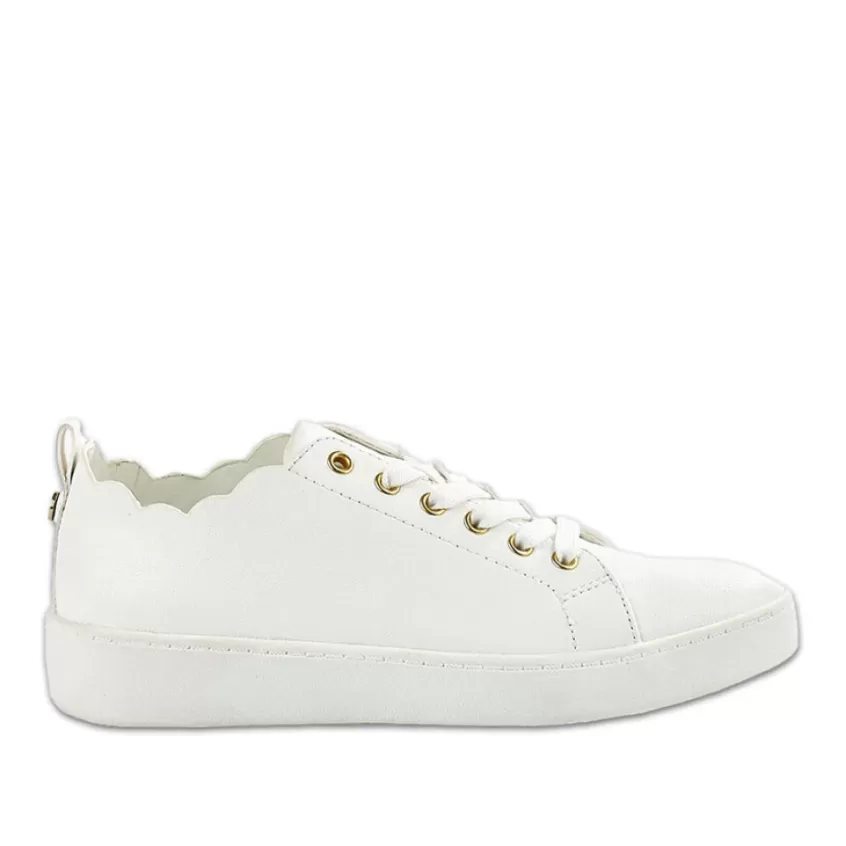 Baskets, Sneakers | STREET LIFE Baskets Femme Blanc A Bord Croque