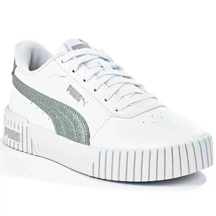 Baskets, Sneakers | PUMA Baskets Femme Blanc Carina 2.0 Shine