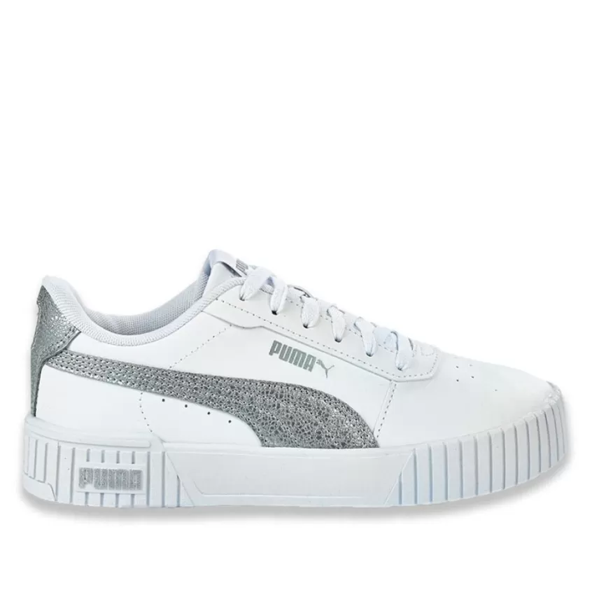 Baskets, Sneakers | PUMA Baskets Femme Blanc Carina 2.0 Shine