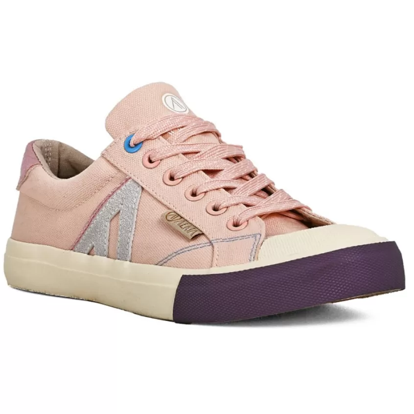 Baskets, Sneakers | ALMA Baskets Femme Coton Recycle Rose