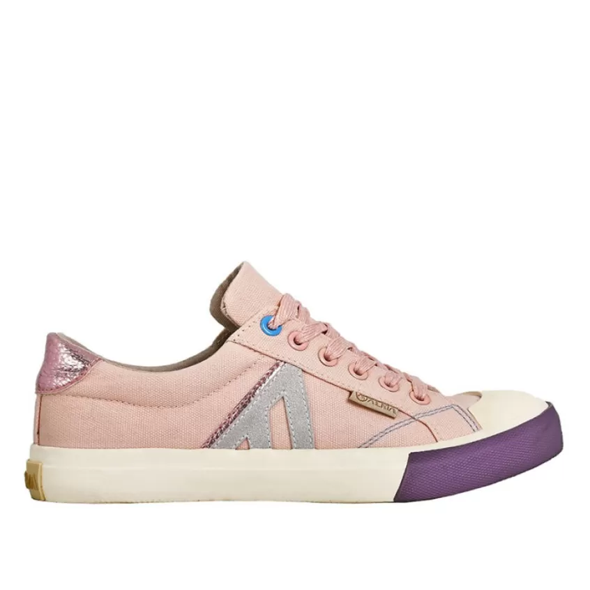 Baskets, Sneakers | ALMA Baskets Femme Coton Recycle Rose