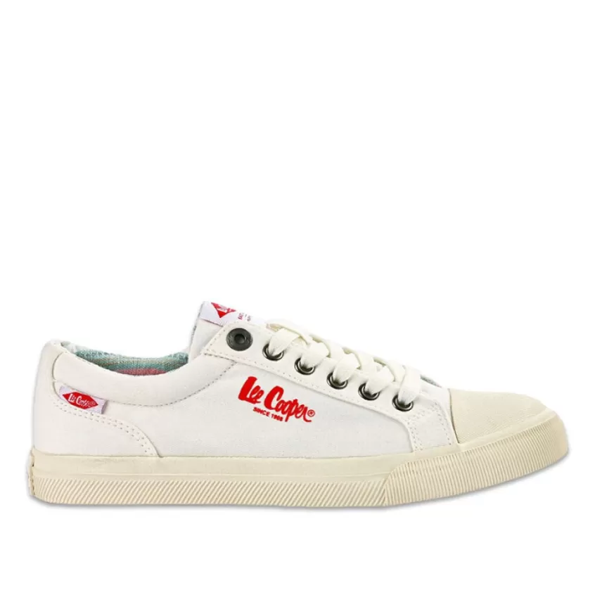 Baskets, Sneakers | LEE COOPER Baskets Femme En Toile Blanche