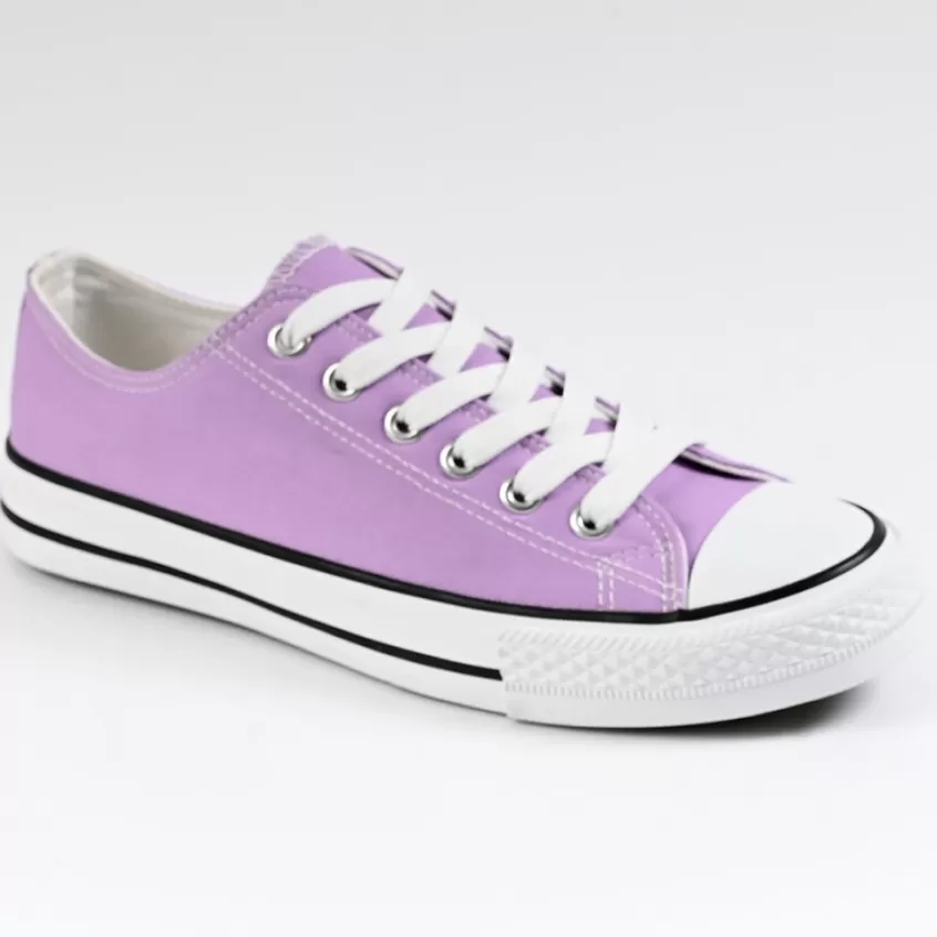 Baskets, Sneakers | STREET LIFE Baskets Femme En Toile Violette