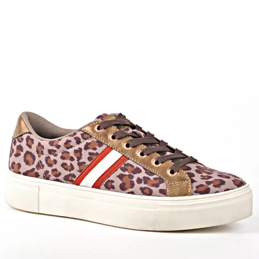 Baskets, Sneakers | SKILLS Baskets Femme Leopard